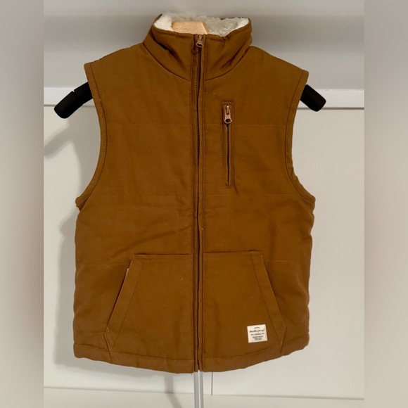 Original Weatherproof Vintage Children's Tan Puffer Vest Size:Small (8) NWT - Picture 4 of 11